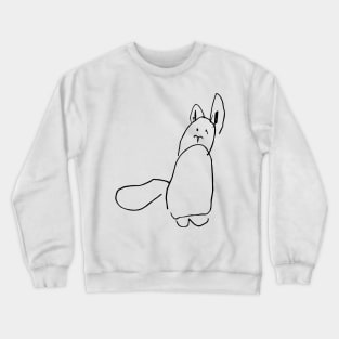 Squirrel drawing by a child Crewneck Sweatshirt